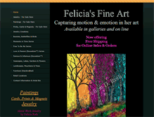 Tablet Screenshot of feliciasfineart.com